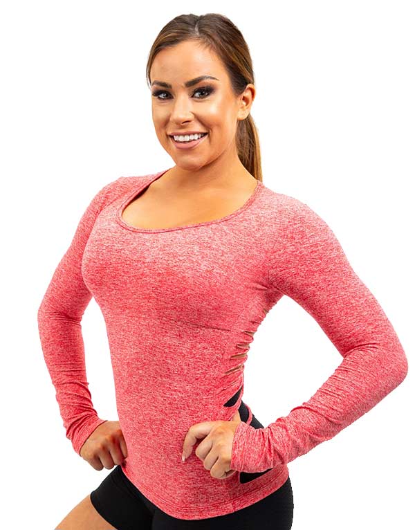 Destroyed Long Sleeve Top