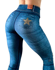 Gold Stars Bellbottom Pants