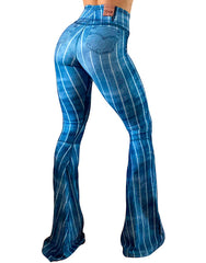 Pin Striped Bellbottom Pants