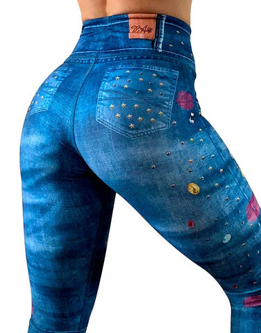 Pink Cheetah  Bellbottom Pants