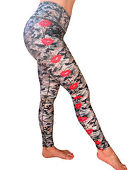 Camo kisses Leggings