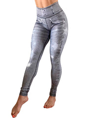 Gray Stars Leggings